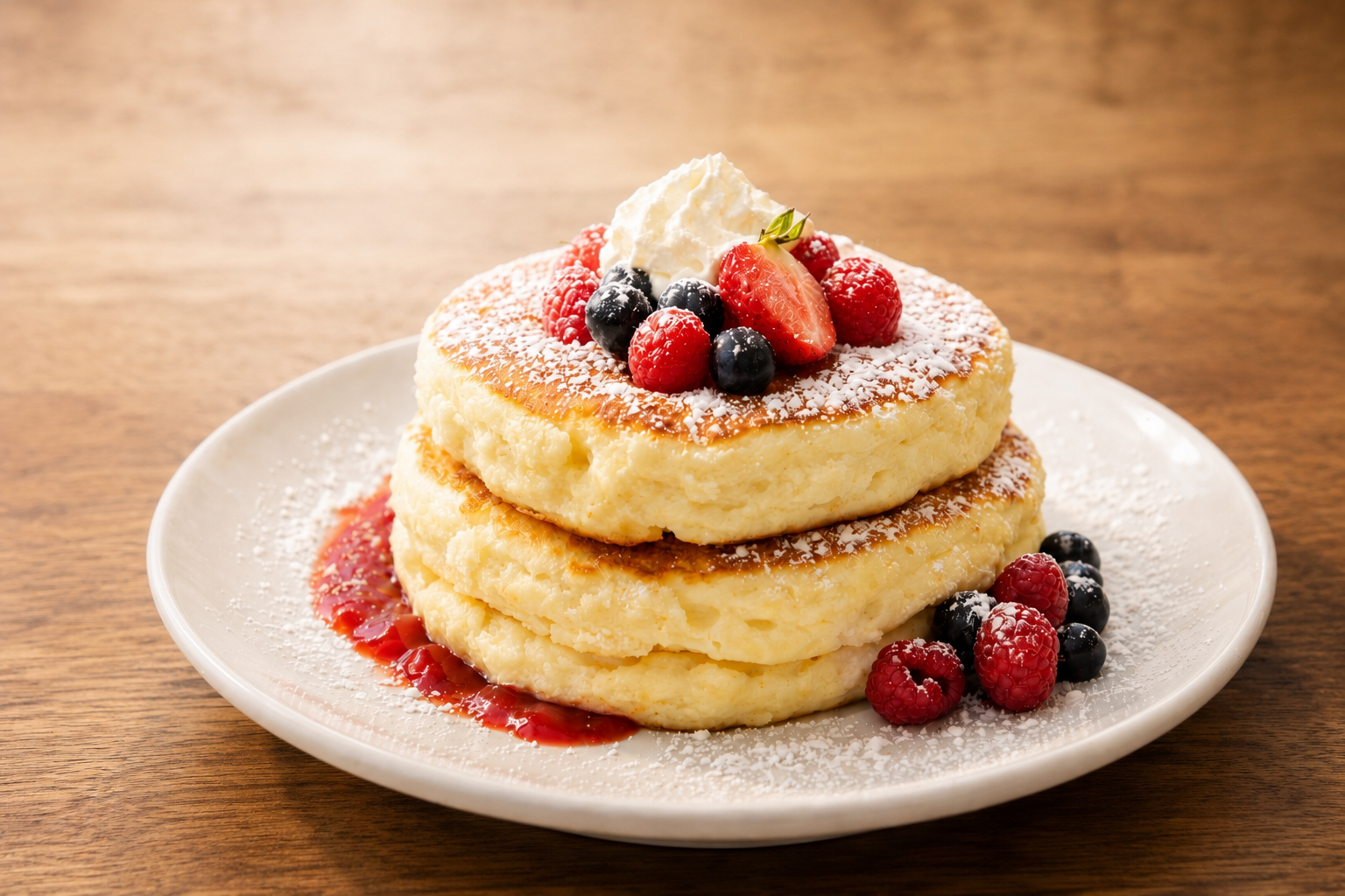 パンケーキ紫陽花